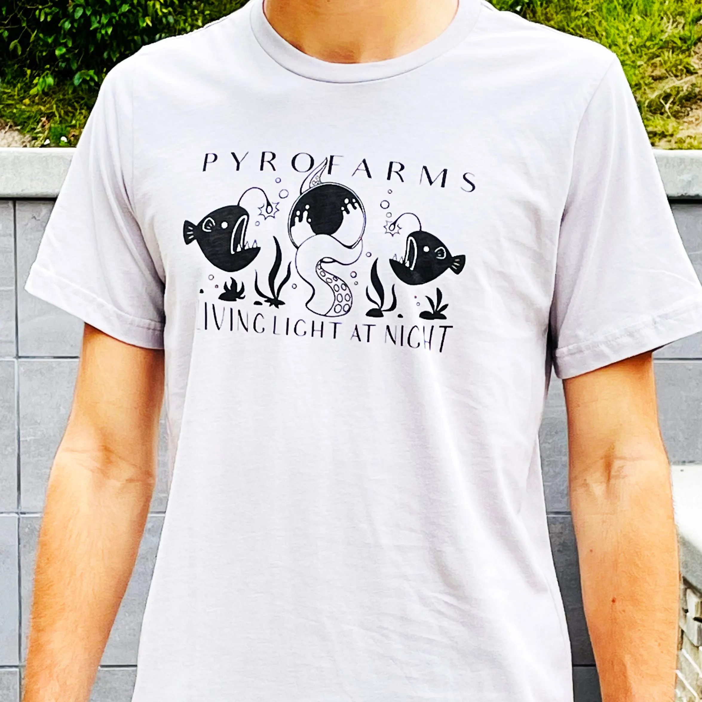 Algae Ink Printed T-Shirt 'Living Light'