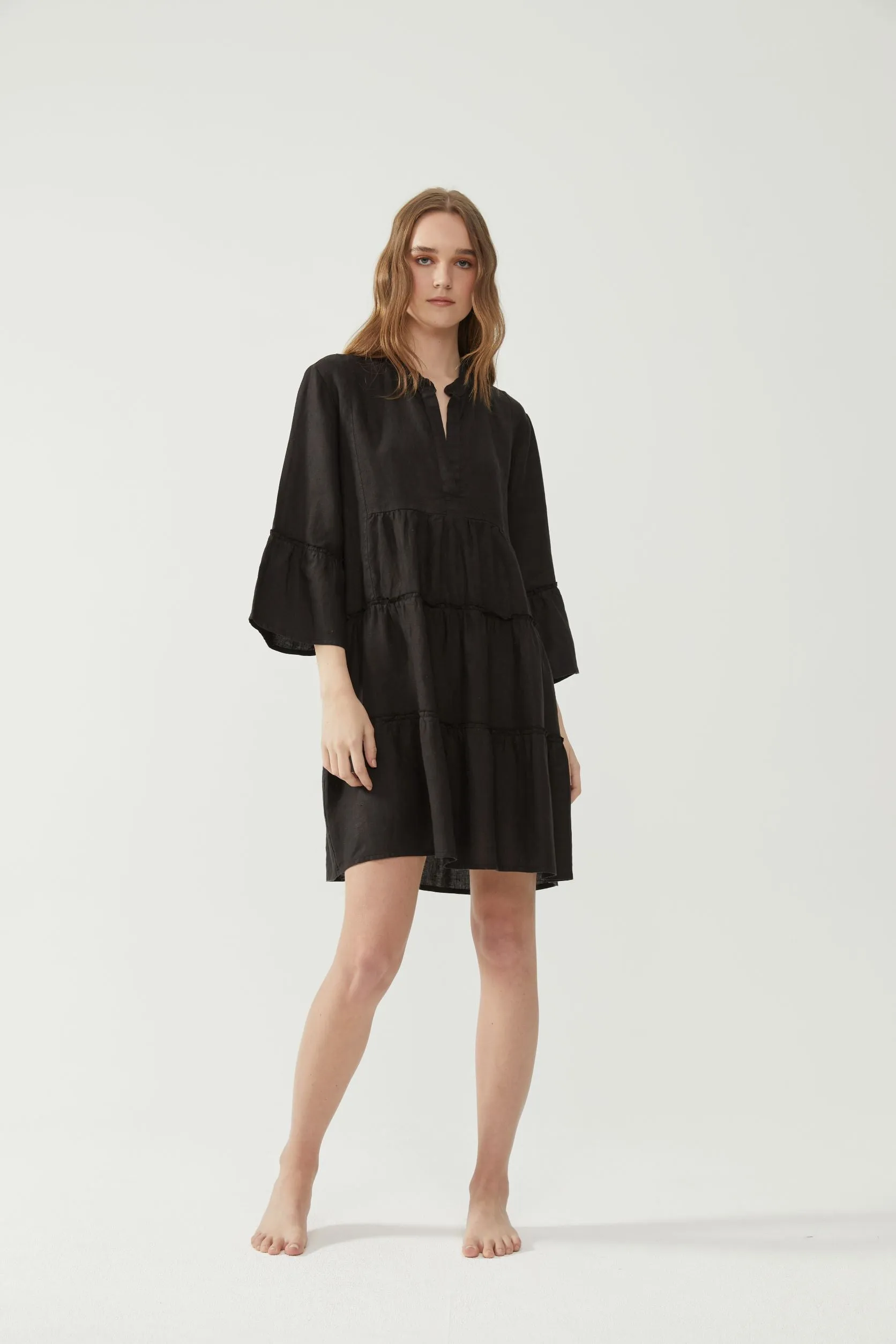 Amalia Tunic Black