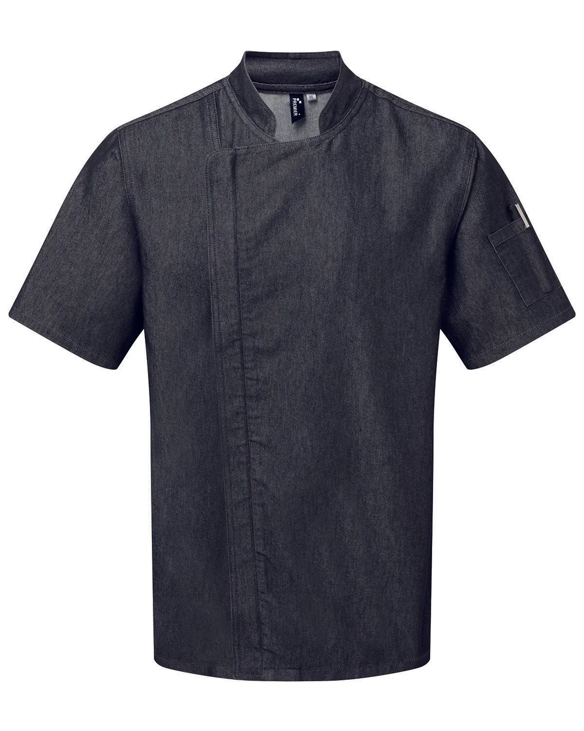 Artisan Collection by Reprime Unisex Zip-Close Short Sleeve Chef's Coat