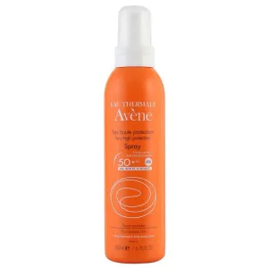 Avene Sunscreen SPF 50  Spray | For Intense Sun Exposure  | Lightweight, Water-Resistant, No White Cast | UVA/UVB Protection