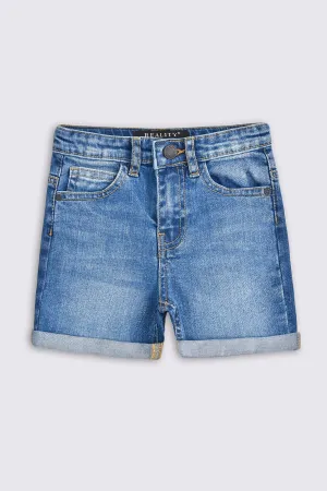 Blue Denim Shorts