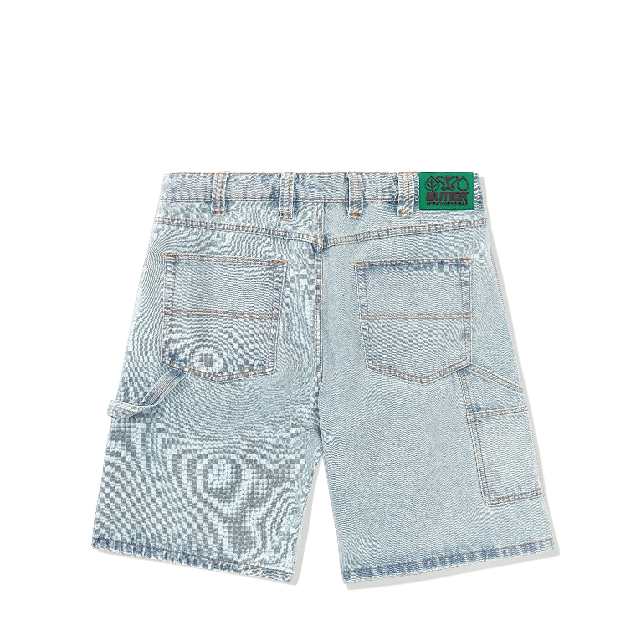 Butter Goods Weathergear Denim Shorts Faded Light Wash