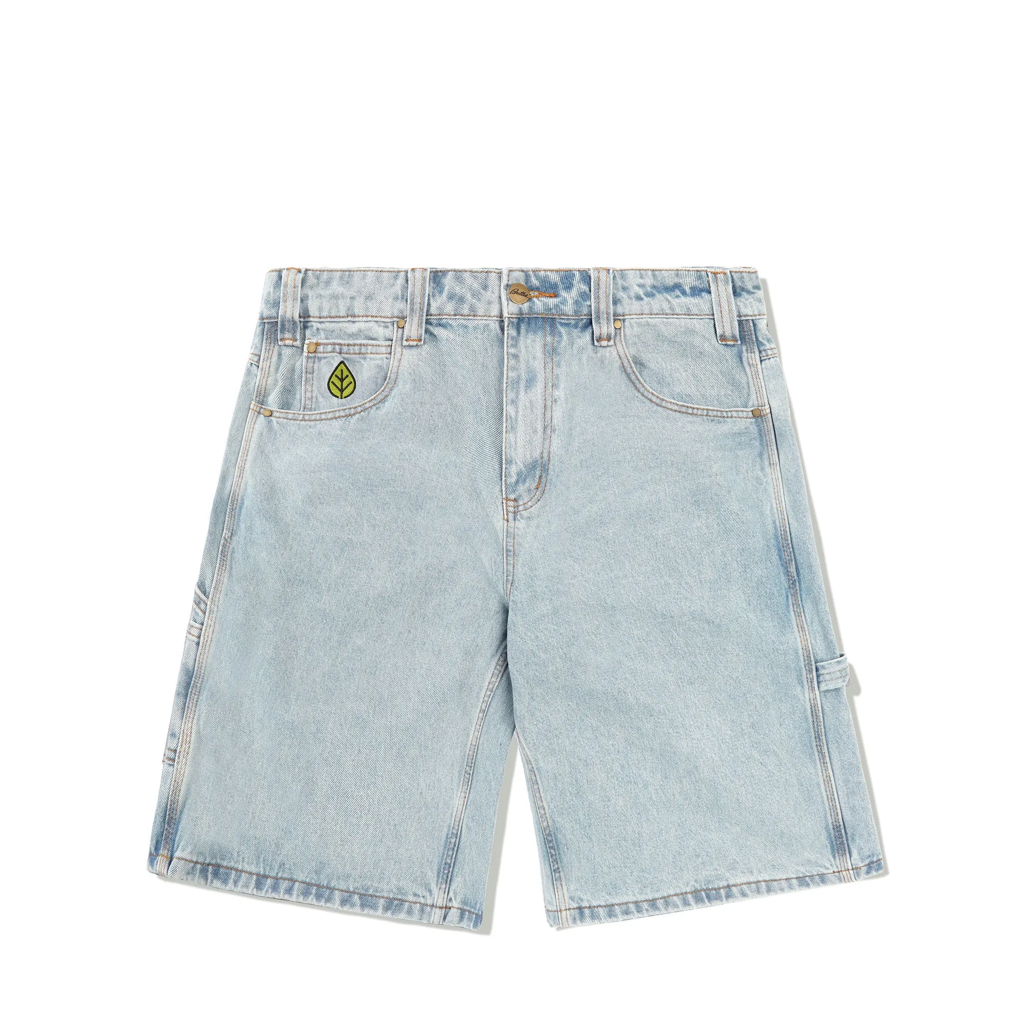 Butter Goods Weathergear Denim Shorts Faded Light Wash