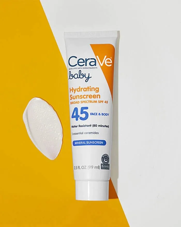 Cerave Baby Hydrating Sunscreen for Face & Body SPF 45 99ml