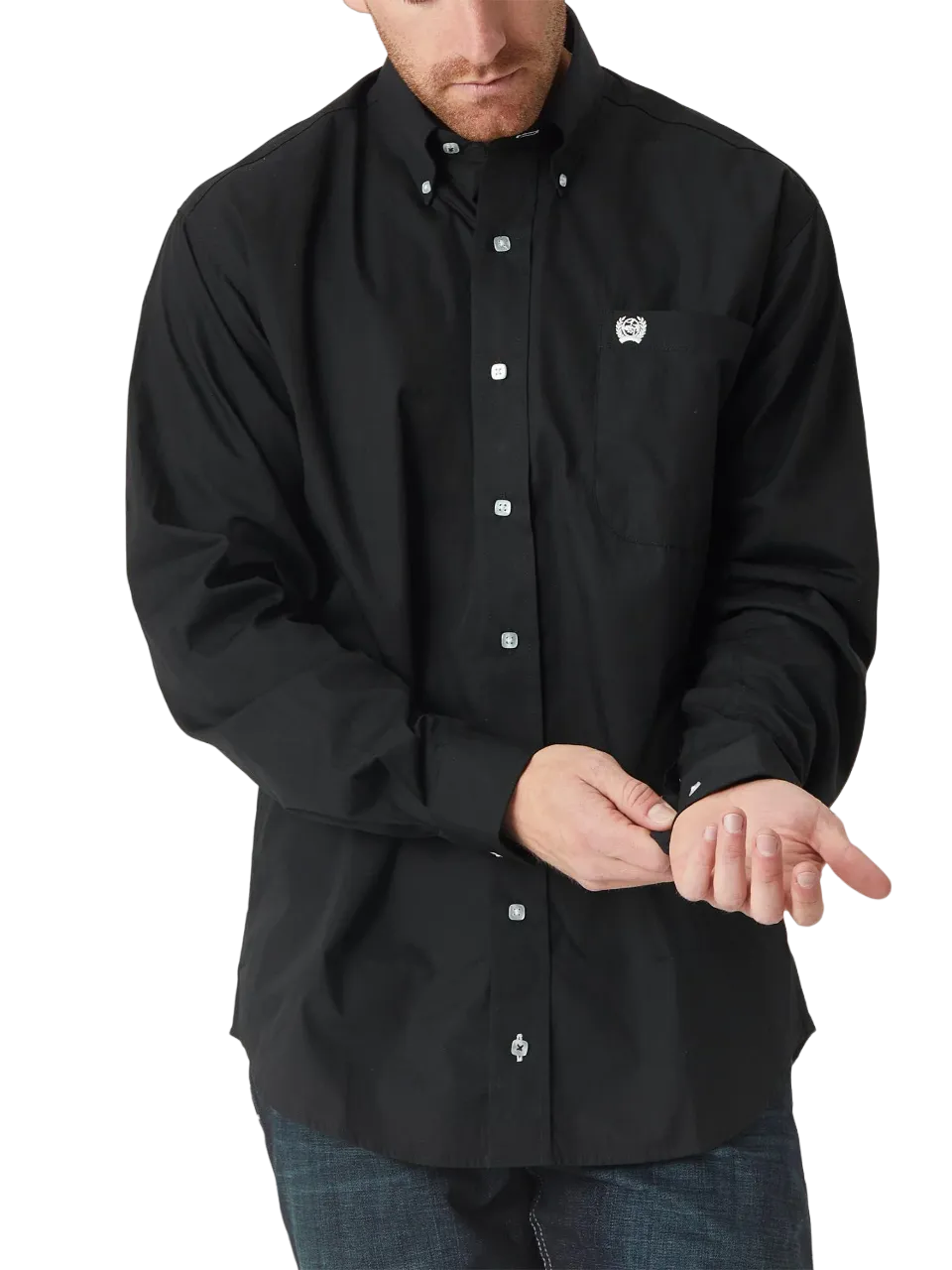 Cinch Men's Classic Fit Black Shirt