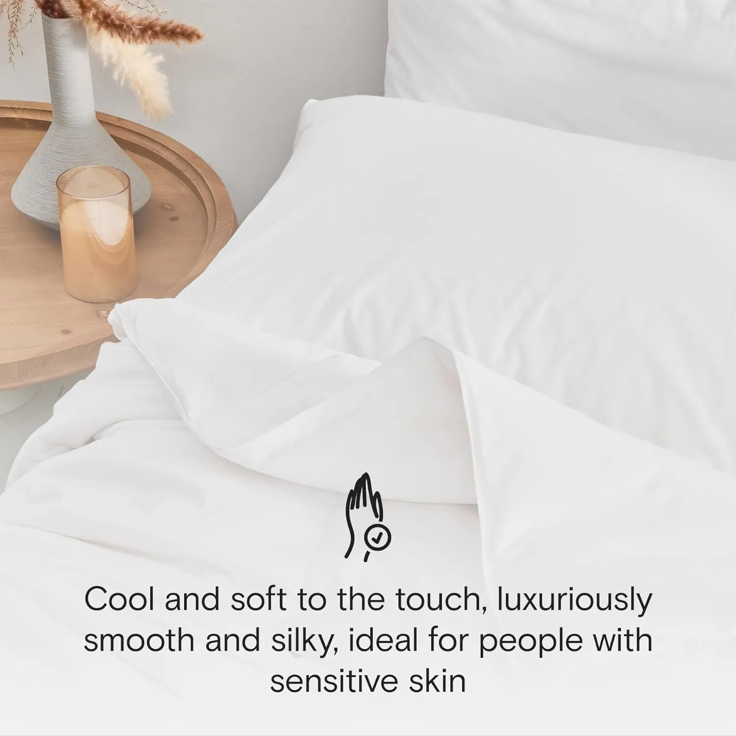 Comforter, 100% Viscose Derived from Bamboo, Breathable, Lightweight, Soft, Down Alternative Duvet Insert, 8 Loops