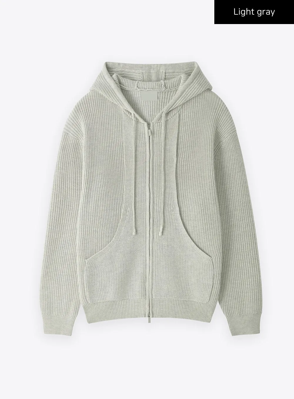 Cozy Knitted Hoodie Zip-Up CO327