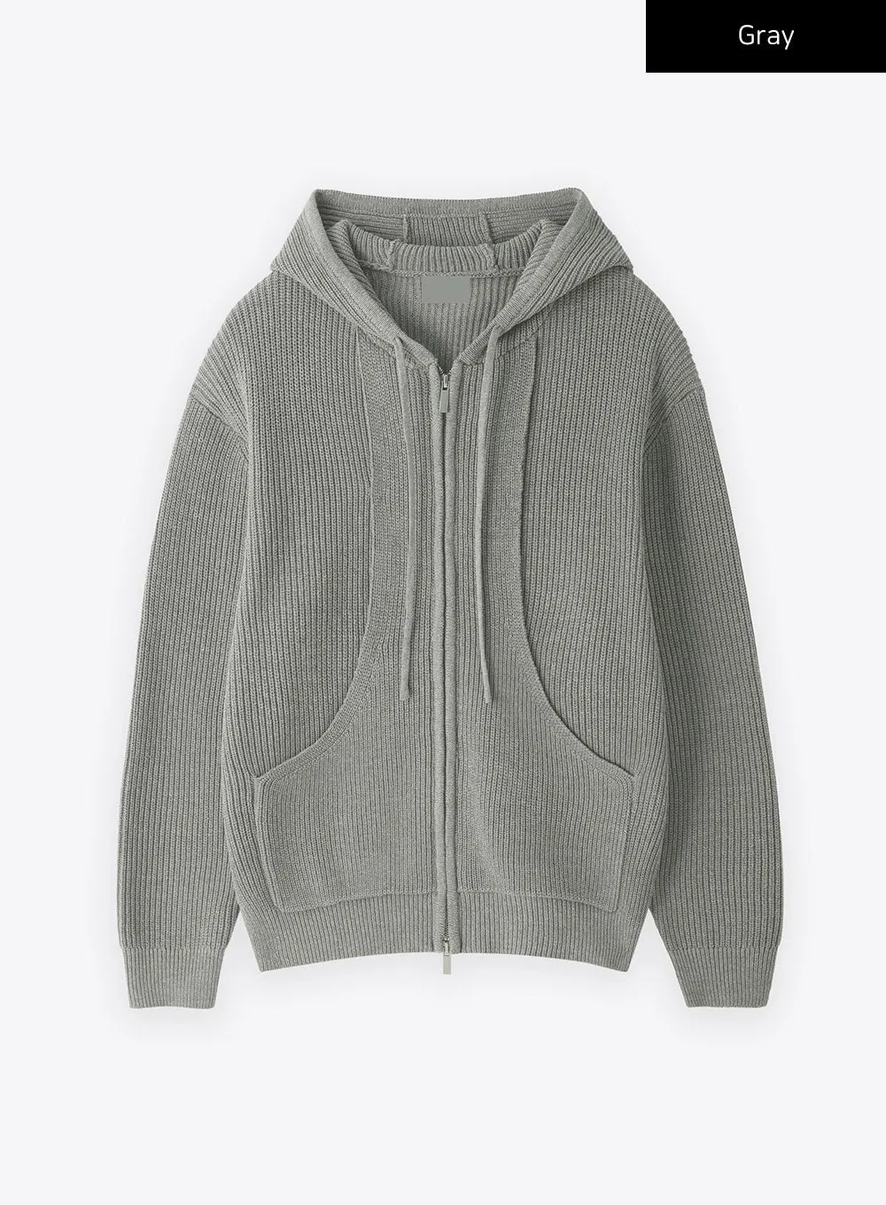 Cozy Knitted Hoodie Zip-Up CO327