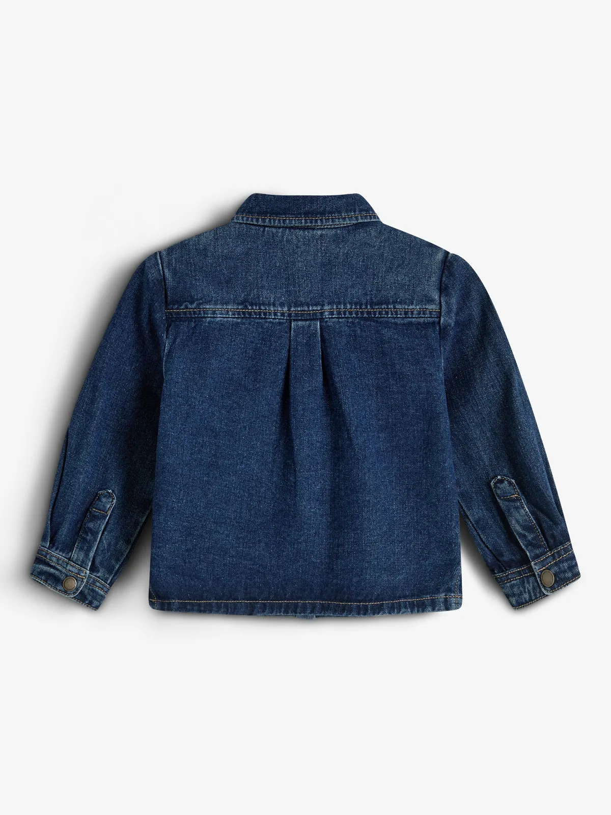 Denim Overshirt - Kids - Dark Blue Denim