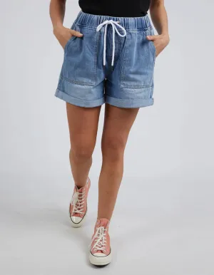 Emma Relaxed Denim Short - Mid Blue