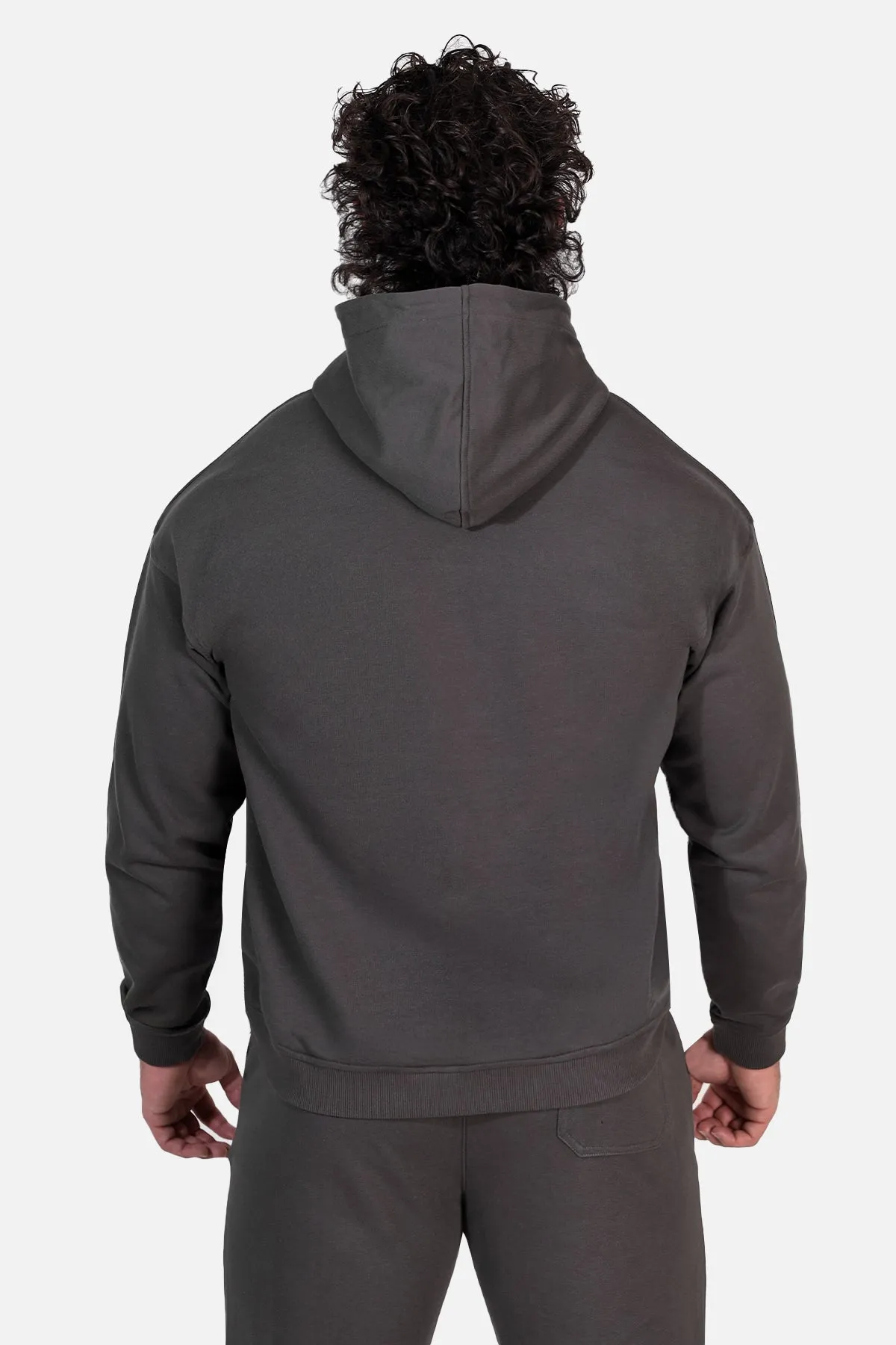 Essentials Relaxed Hoodie - Dark Gray