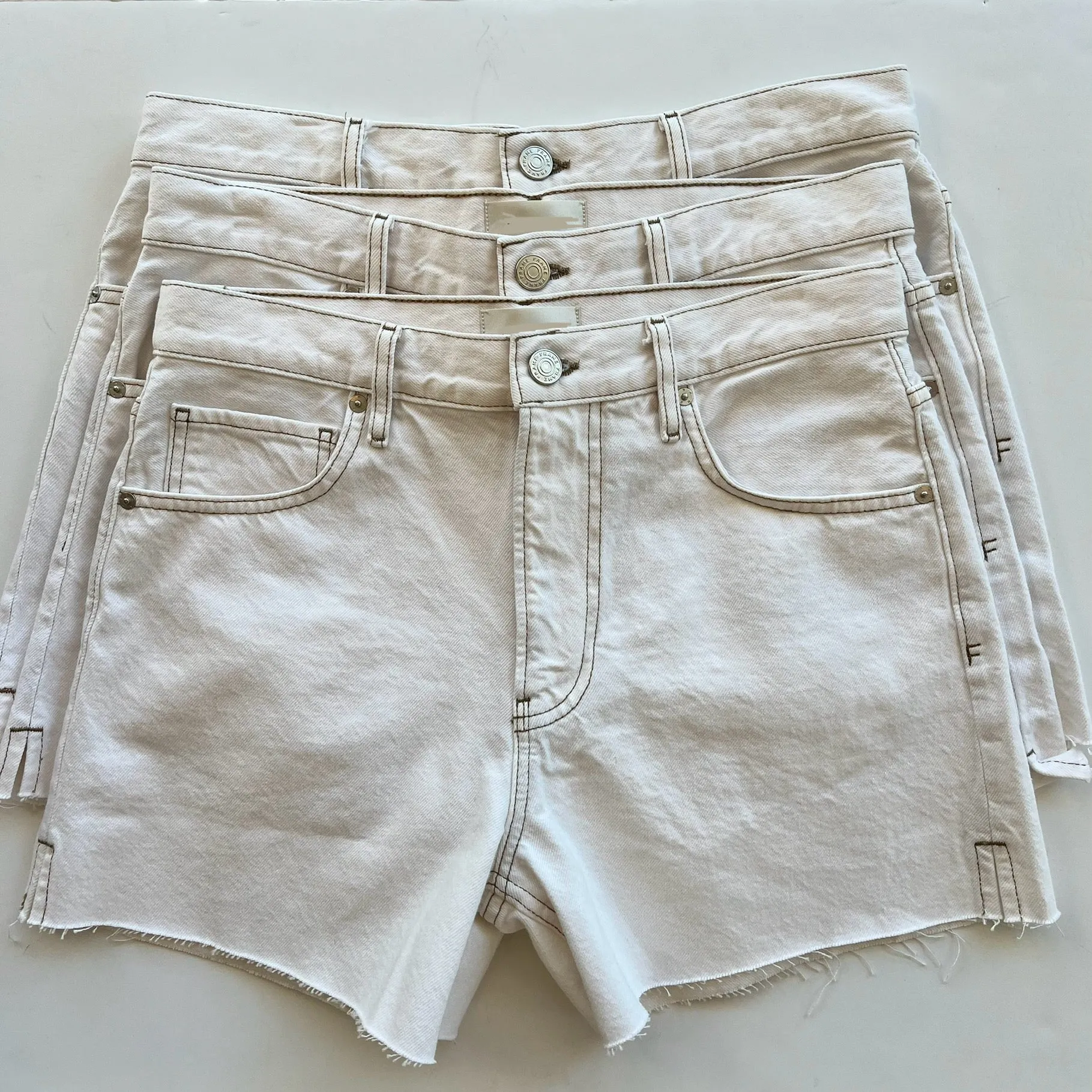 Fr728 Le Super High Denim Short - Au Natural Clean