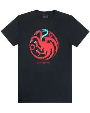 Game Of Thrones Ice And Fire Dragons Emblem Men's T-Shirt