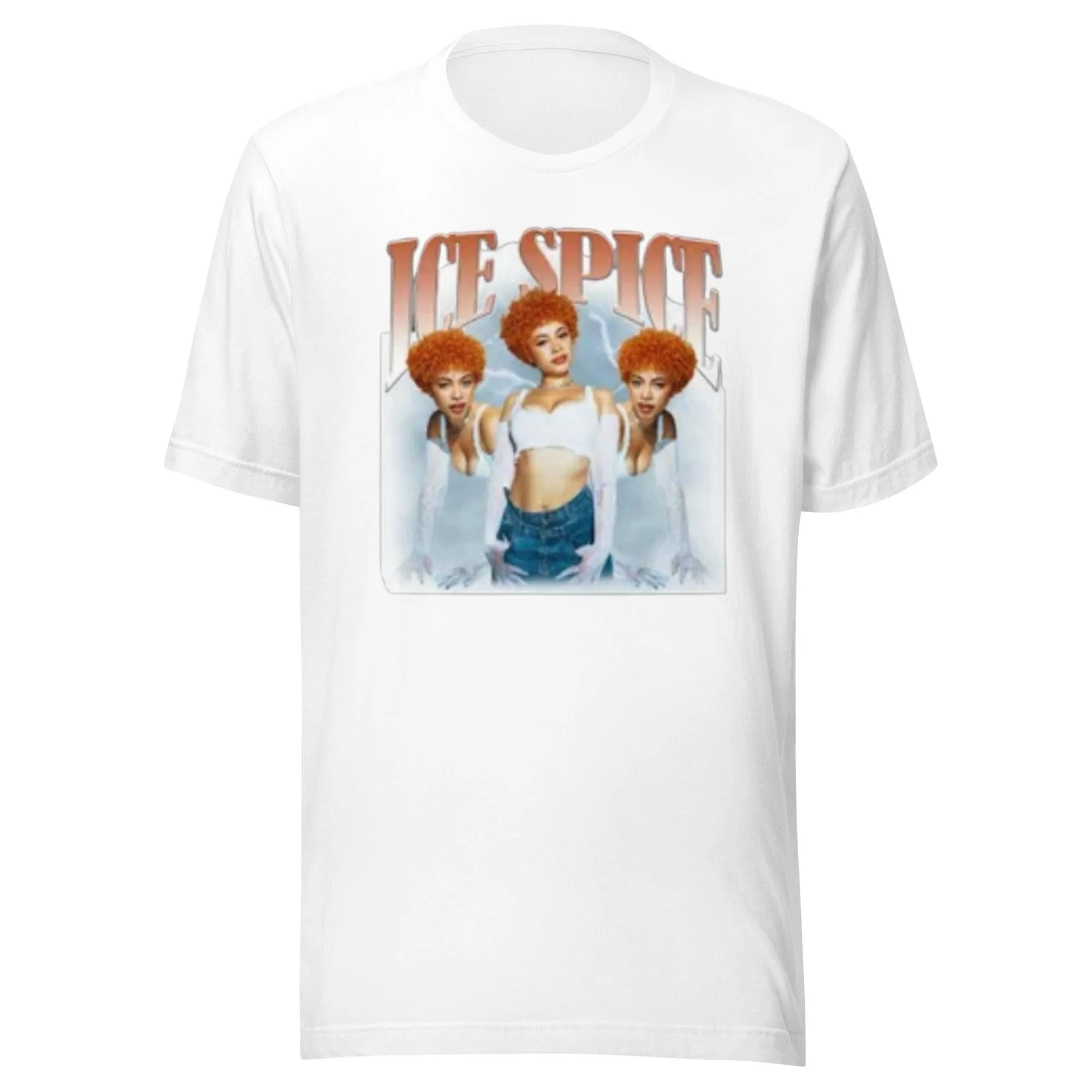 Ice Spice Tshirt Triple Spice Heaven Short Sleeve 100% Cotton Crew Neck Top