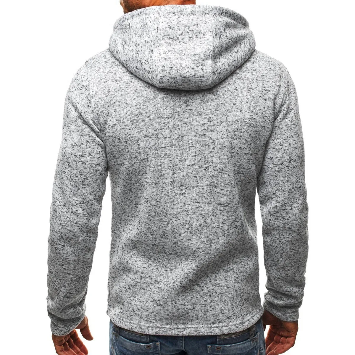 Jacquard Fleece Hoodie for Men