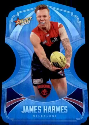 James Harmes, Ice Blue Diecuts, 2020 Select AFL Footy Stars