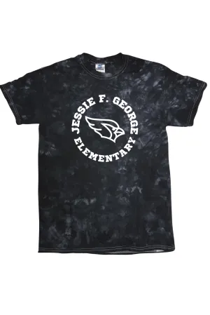 Jessie George Circle Logo Tie Dye T-shirt: Youth