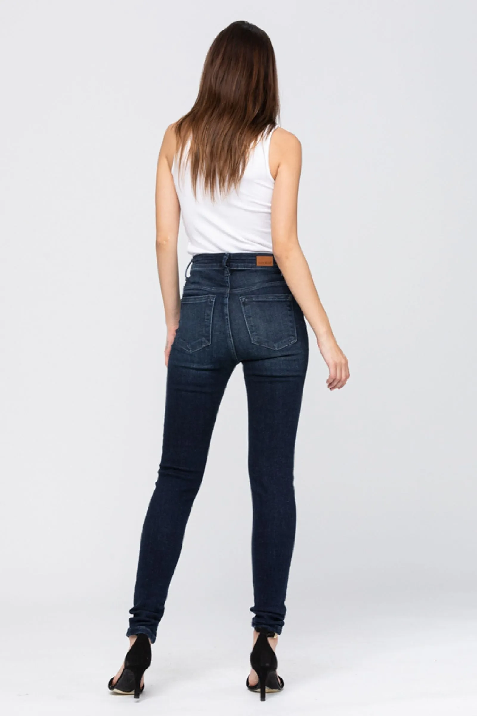 Judy Blue High Rise Super Dark Skinny Denim 82132