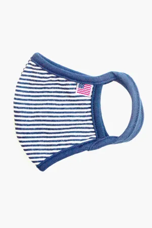 Kids Mask - Navy Stripe (Ages 3-Adult)