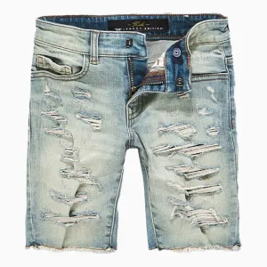 Kid's Shredded Denim Shorts