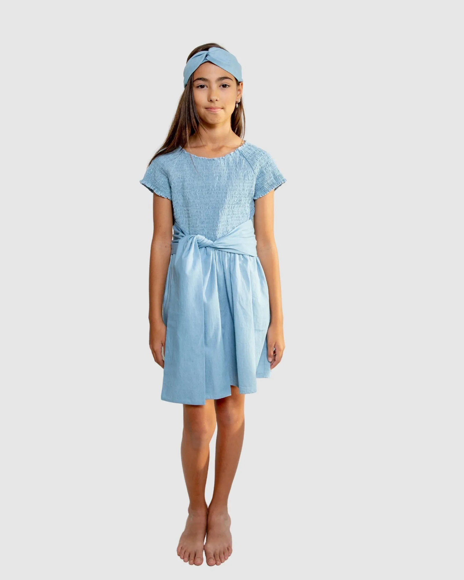 LAKE COMO CHAMBRAY DRESS