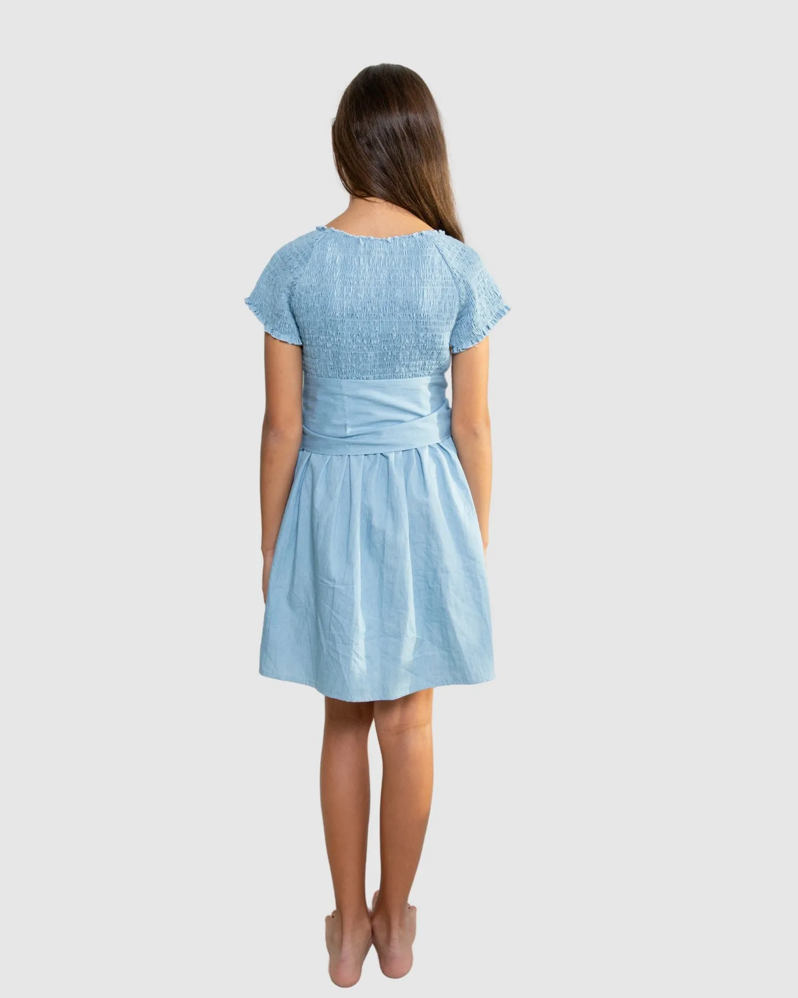 LAKE COMO CHAMBRAY DRESS