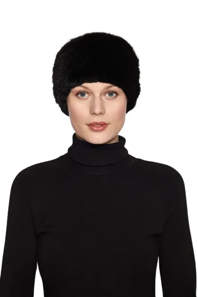 Linda Richards Mink Headband HB-03 | Brown