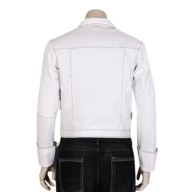 Love and Deep Space Xavier Black and White Coat Belt Cosplay Costume