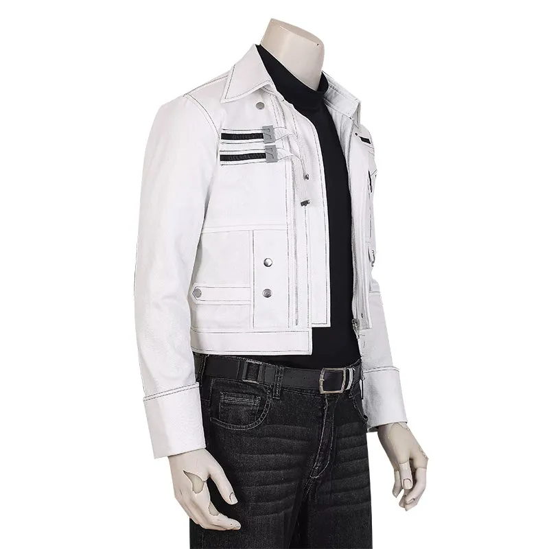 Love and Deep Space Xavier Black and White Coat Belt Cosplay Costume