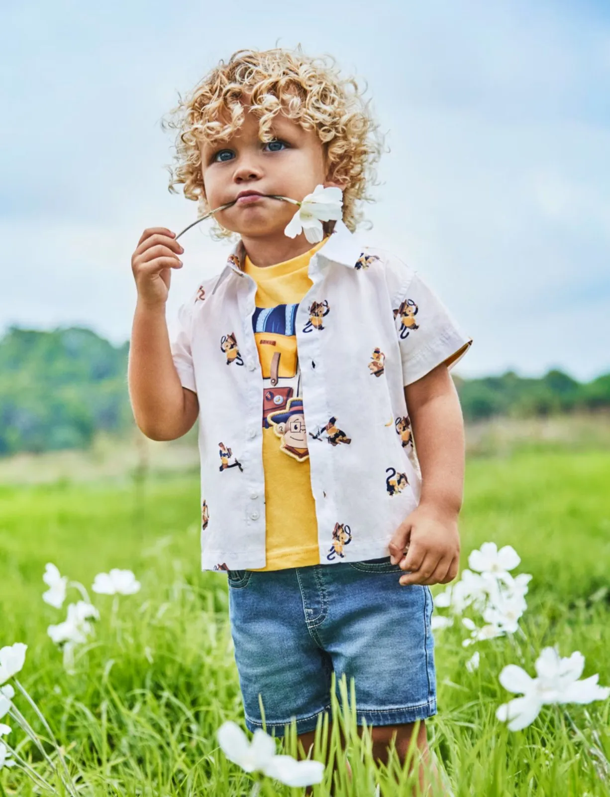 Mayoral Baby & Toddler Boys Dark Blue Denim Shorts