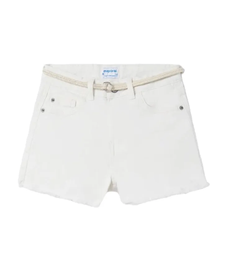 Mayoral - White Denim shorts, 275