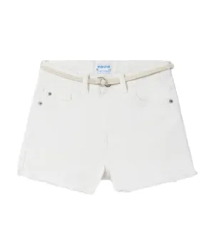 Mayoral - White Denim shorts, 275