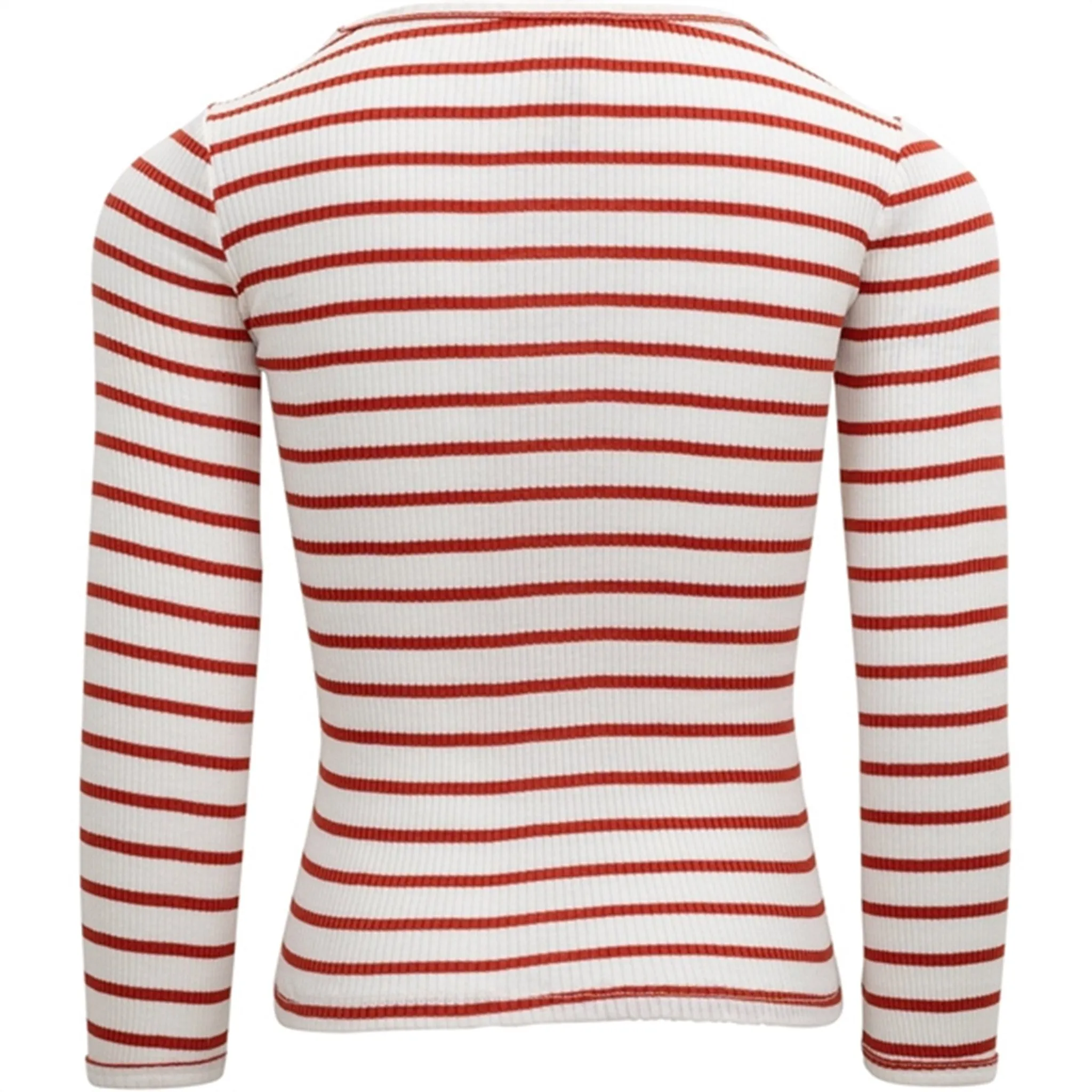 Minimalisma Bergen Blouse Poppy Red And Cream Stripes