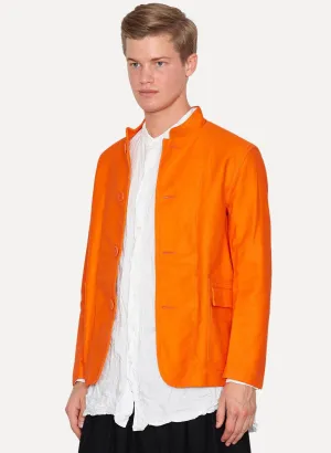 Orange Cotton Drill Jacket