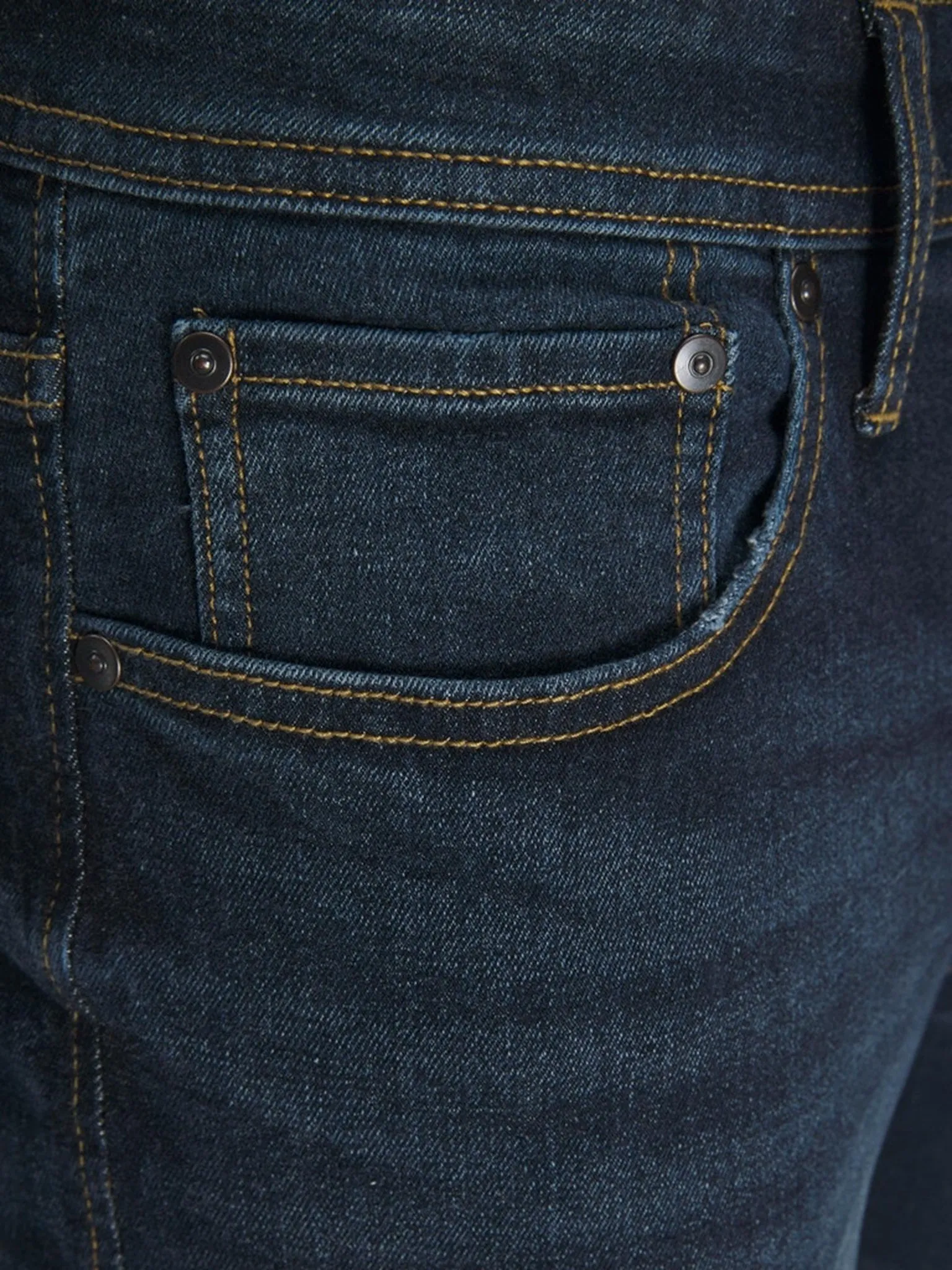 Performance Jeans (Regular) - Dark Blue Denim