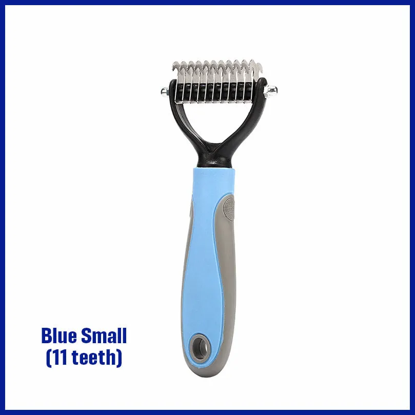 Pet Fur Grooming Comb: Knot-Free Coats for Dogs & Cats