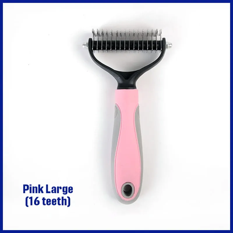 Pet Fur Grooming Comb: Knot-Free Coats for Dogs & Cats