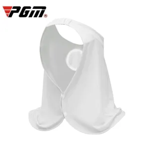 PGM WB001 Summer Sunscreen Golf Ice Silk Bib Sunscreen Headscarfs, Size: One Size(White)