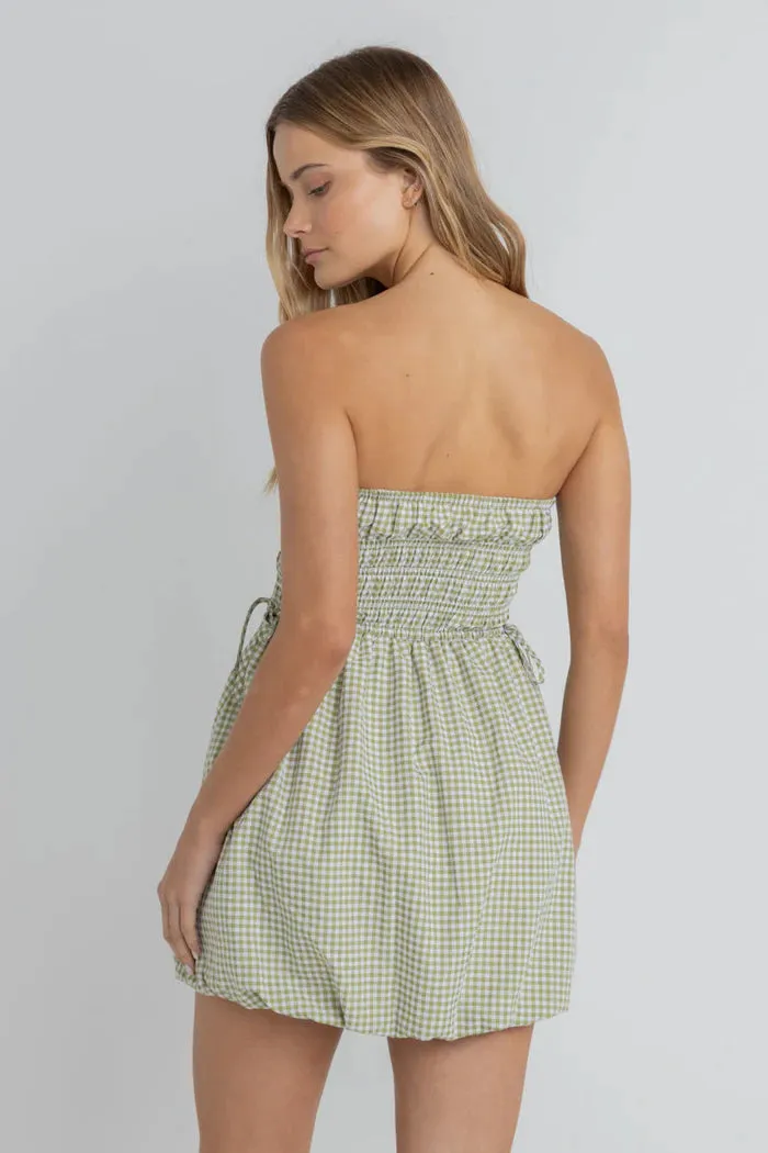 Rhythm Lana Gingham Bubble Dress