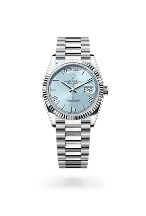 Rolex Day-Date 36 in Platinum, M128236-0018 | Jewelers Trade Shop