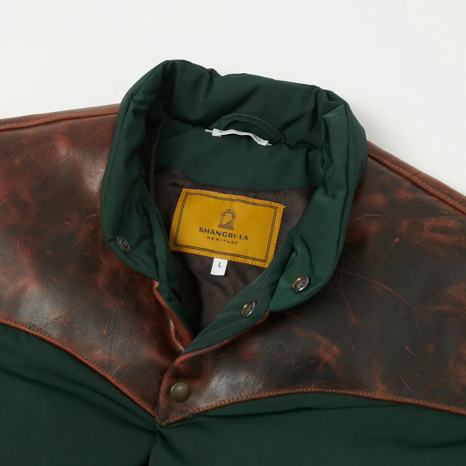 Shangri-La Heritage 'Bivacco' Western Down Jacket - Forest Green