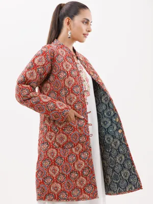 Shishir Reena Ajrakh Quilted Reversible Jacket