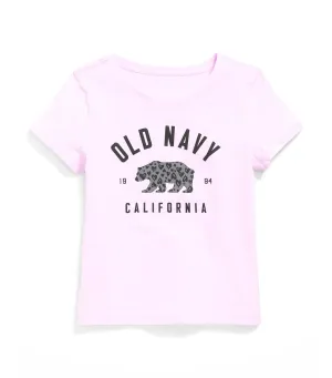 Short-Sleeve Logo-Graphic T-Shirt for Girls Lilac Ice