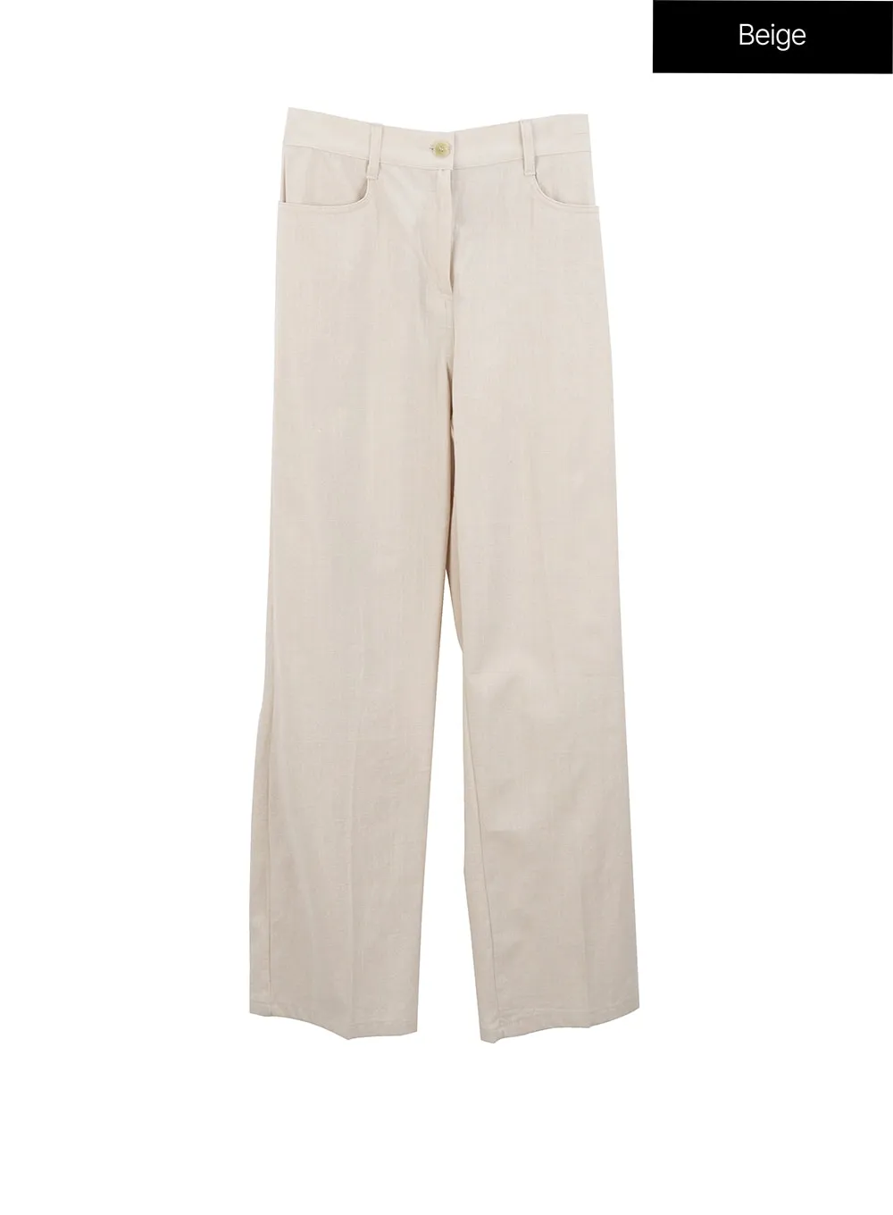 Straight Leg Tailored Pants IU326