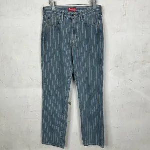 Supreme Pinstripe Levi’s Straight Leg Pants