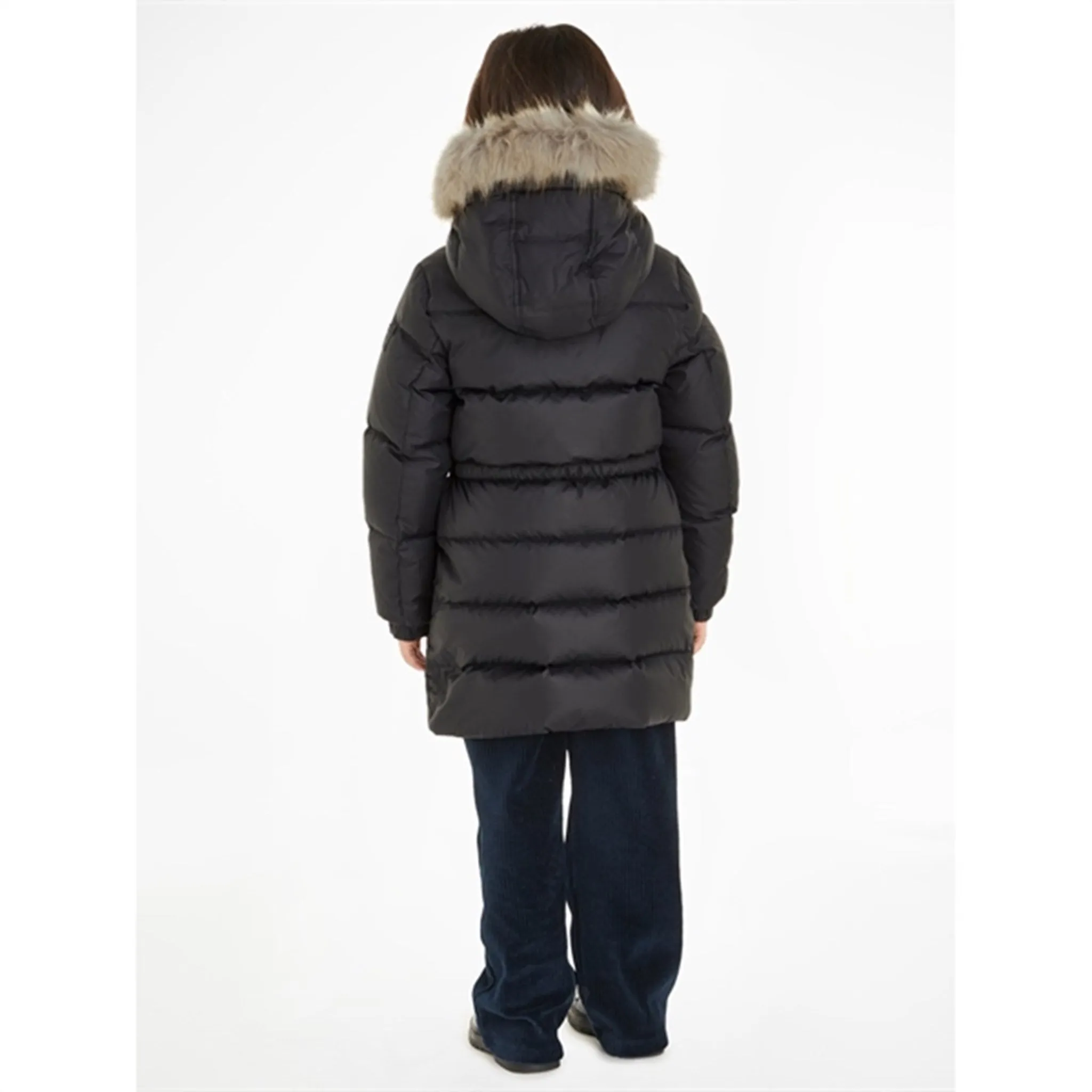 Tommy Hilfiger Long Waisted Down Jacket Black