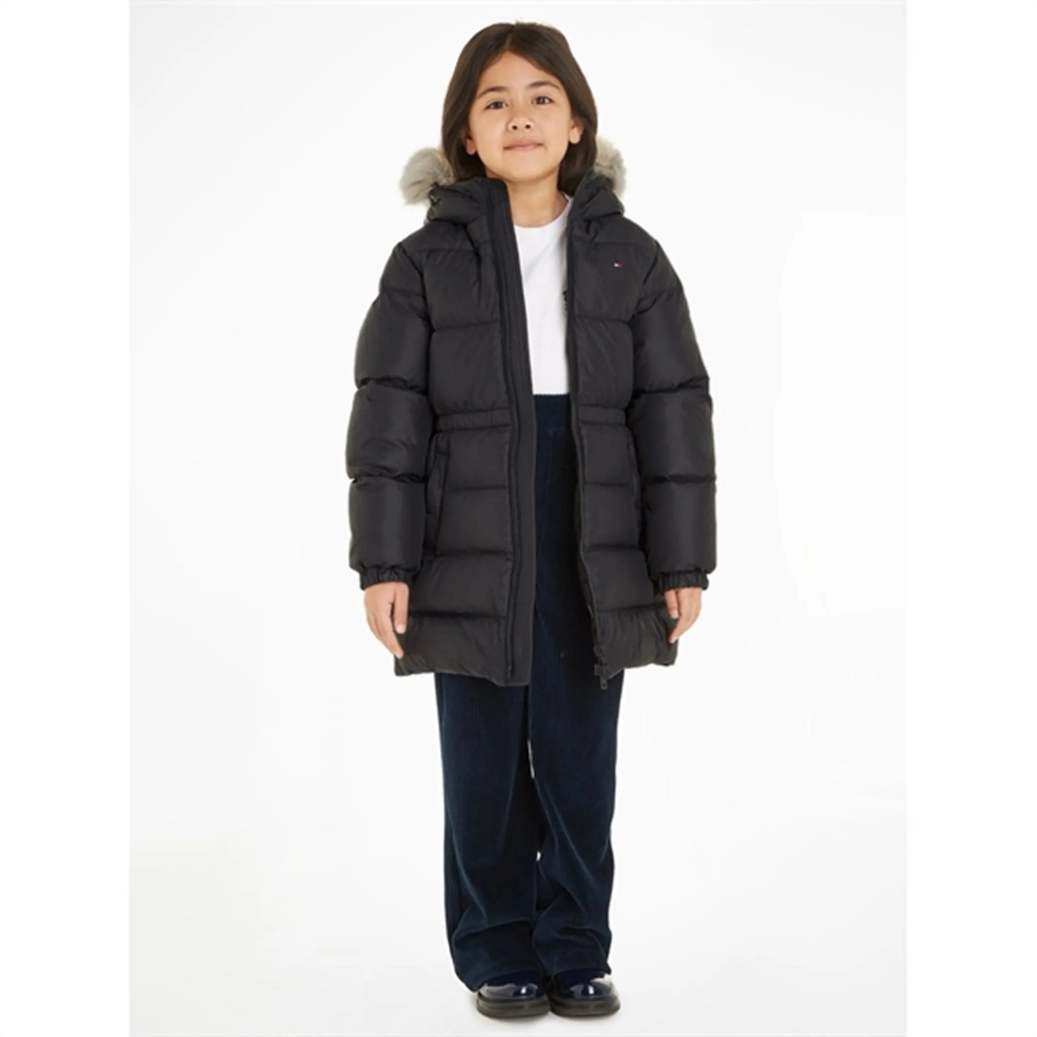 Tommy Hilfiger Long Waisted Down Jacket Black