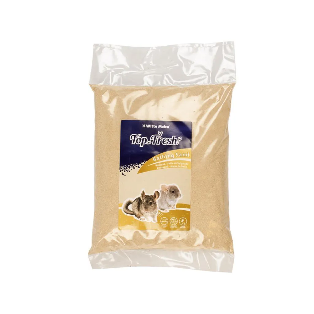 WITTE MOLEN TopFresh Chinchilla Bathing Sand (great for hamster too)