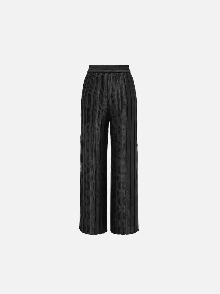 YAYING Pleated Straight Pants