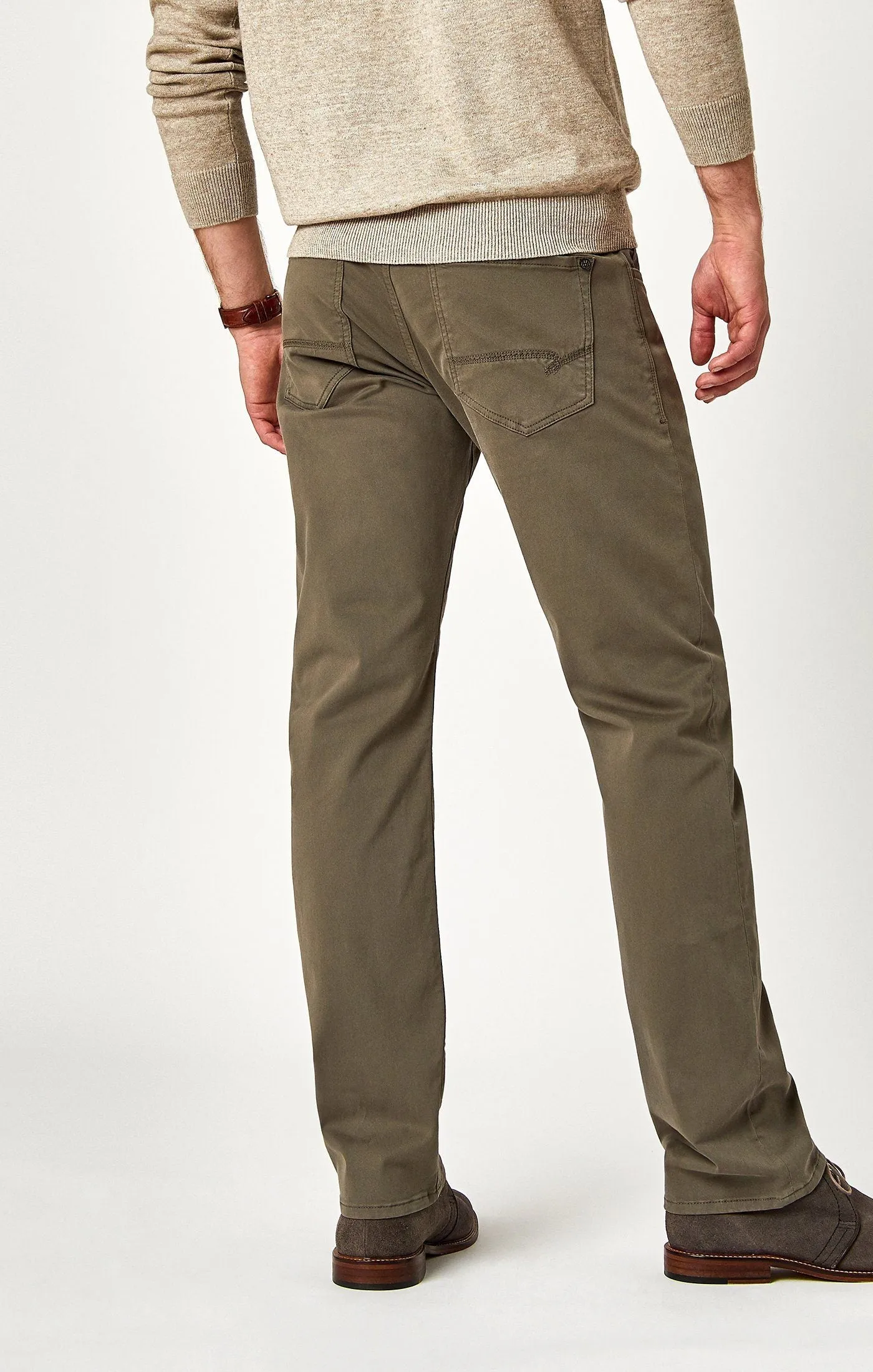 ZACH STRAIGHT LEG IN DUSTY OLIVE TWILL